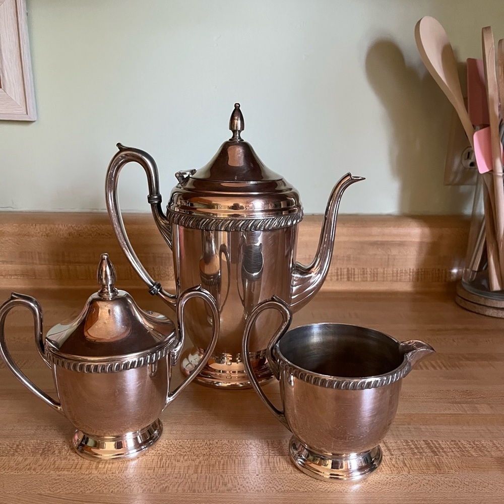 Sheets Rockfords Co  1875 3pc Tea Set
